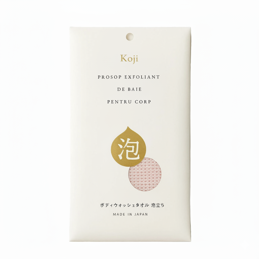 Koji - prosop pentru exfoliere delicată