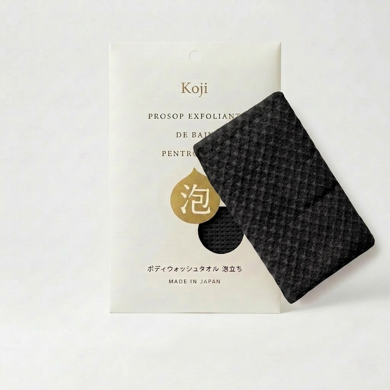 KOJI – Prosop Exfoliant Antibacterian pentru Duș