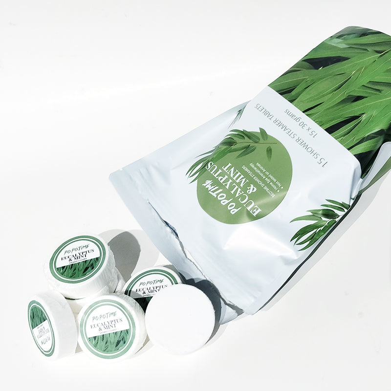 Tabletă de duș aromaterapie, set 15 buc Eucalipt