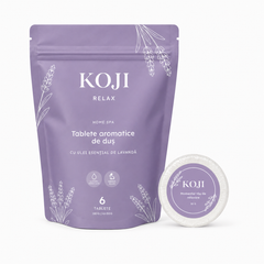 Tablete de duș aromaterapie, set 6 buc Lavandă