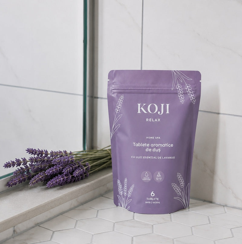 Tablete de duș aromaterapie, set 6 buc Lavandă